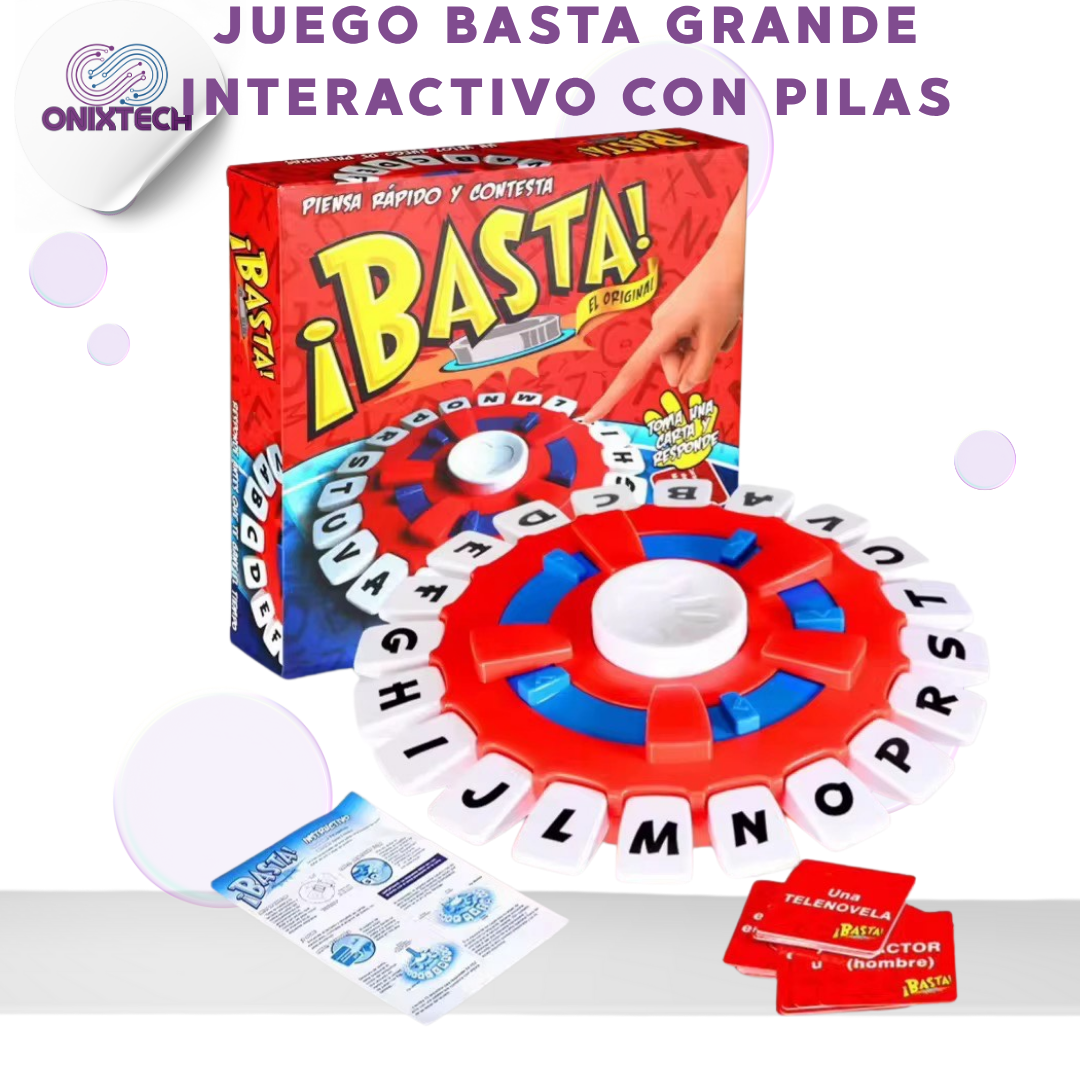 JUEGO BASTA GRANDE INTERACTIVO CON PIL